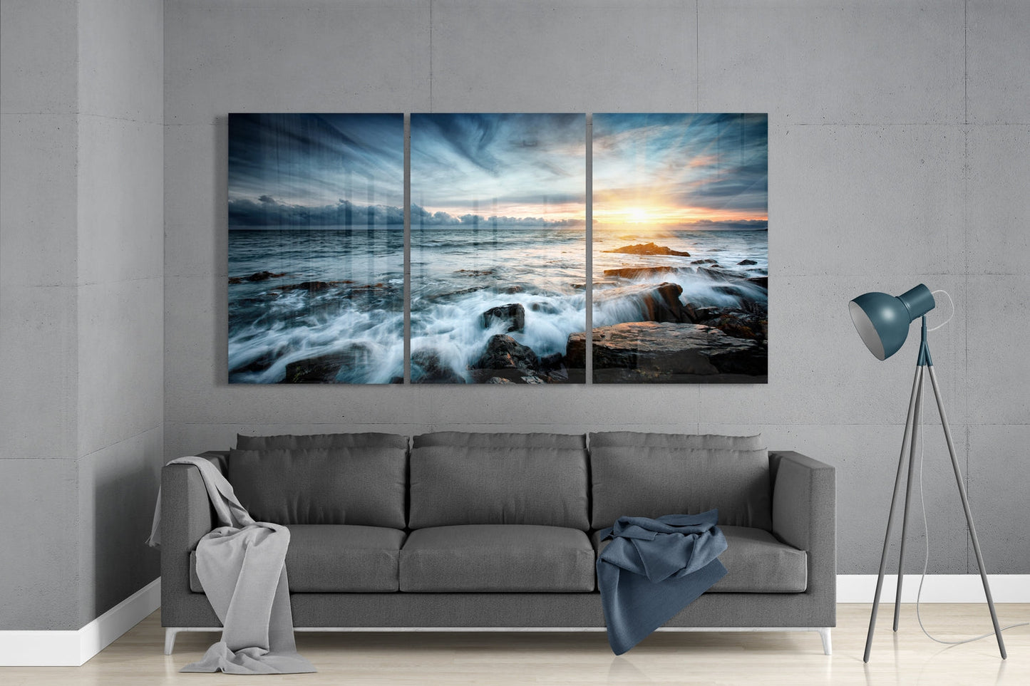 Sunset Glass Wall Art