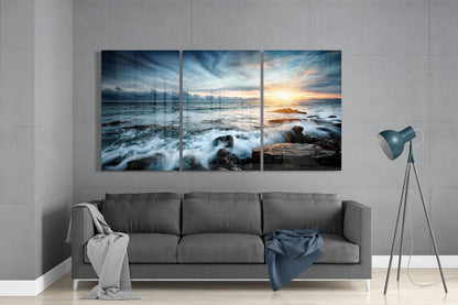 Sunset Glass Wall Art
