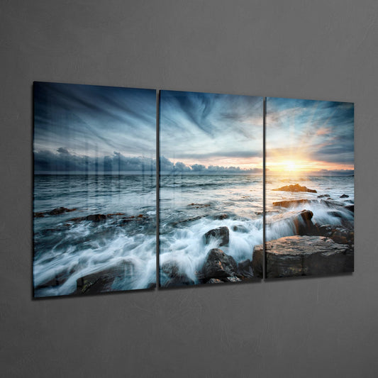 Sunset Glass Wall Art