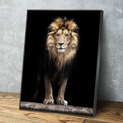 Mighty African Lion Canvas Wall Art