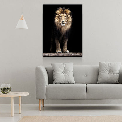 Mighty African Lion Canvas Wall Art