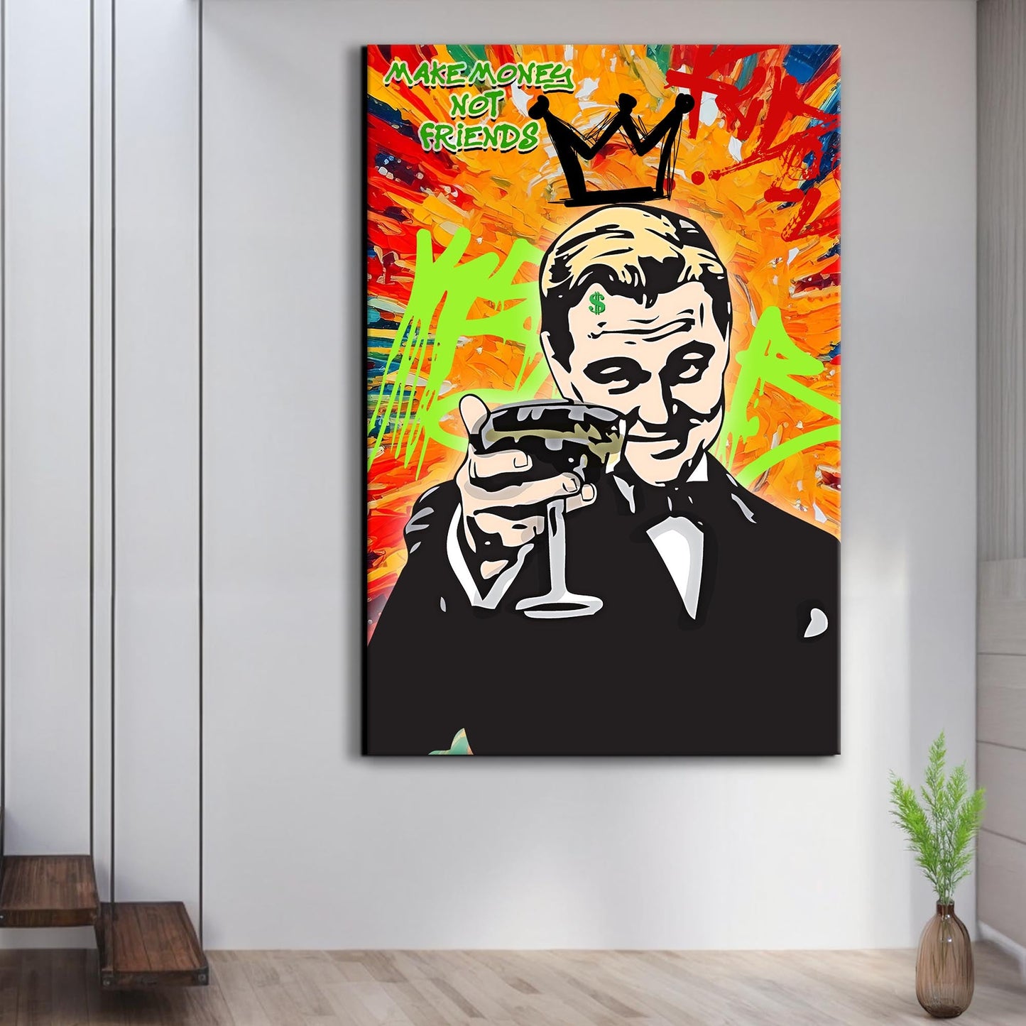 Mindset Cool Motivational Canvas Wall Art