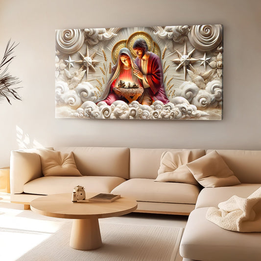 3D Faith Canvas Wall Art
