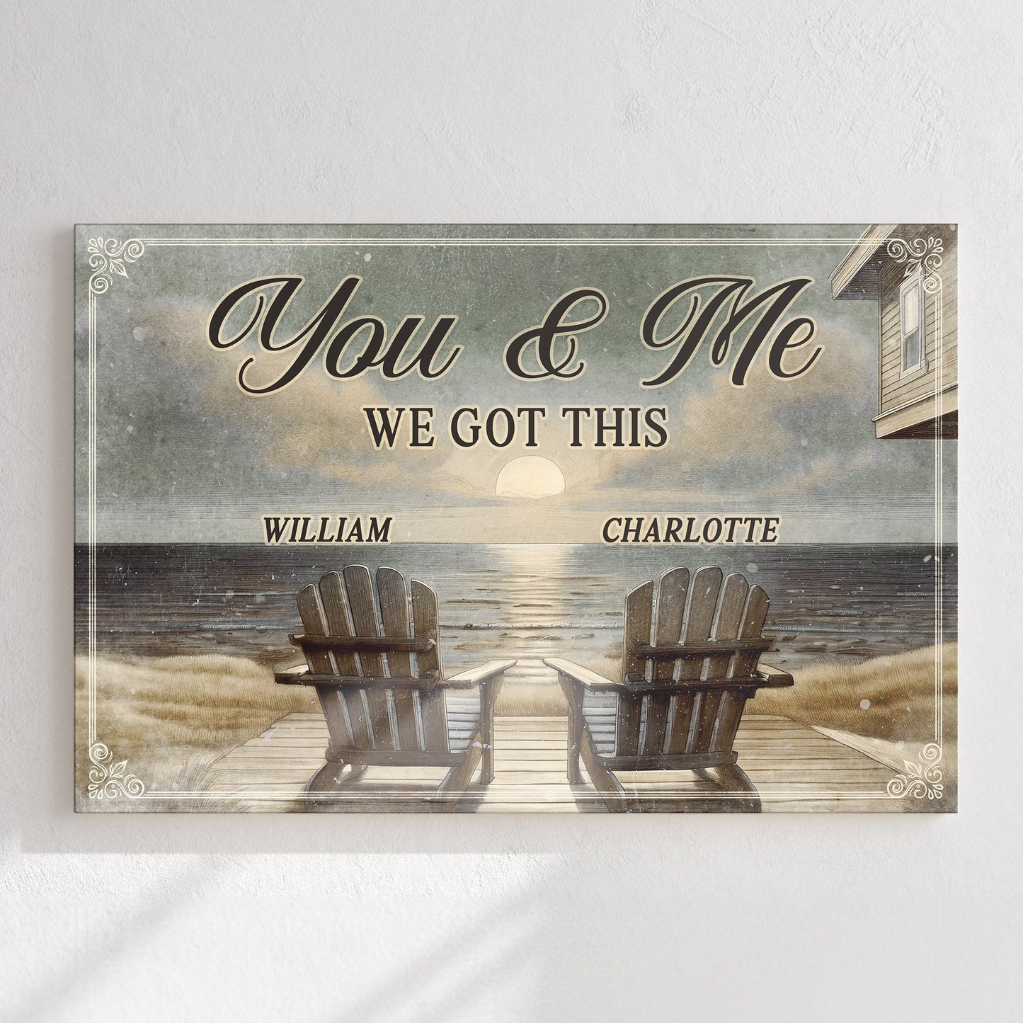We Got This Ranch House Couple Canvas Wall Art