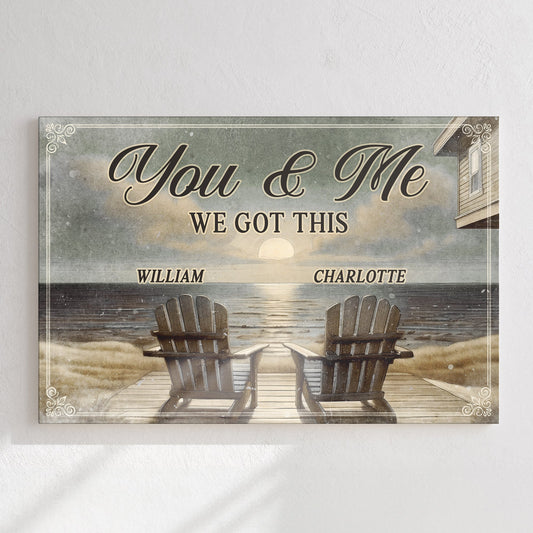 We Got This Ranch House Couple Canvas Wall Art