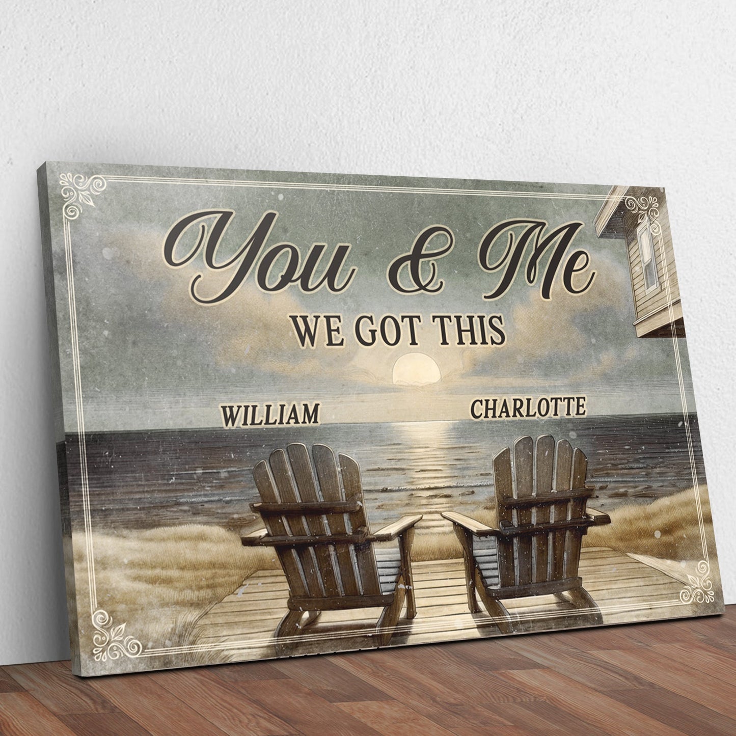 We Got This Ranch House Couple Canvas Wall Art