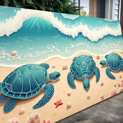 3D Coastal Canvas Wall Art II
