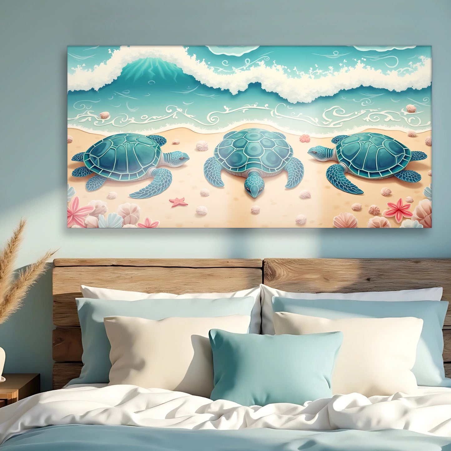 3D Coastal Canvas Wall Art II