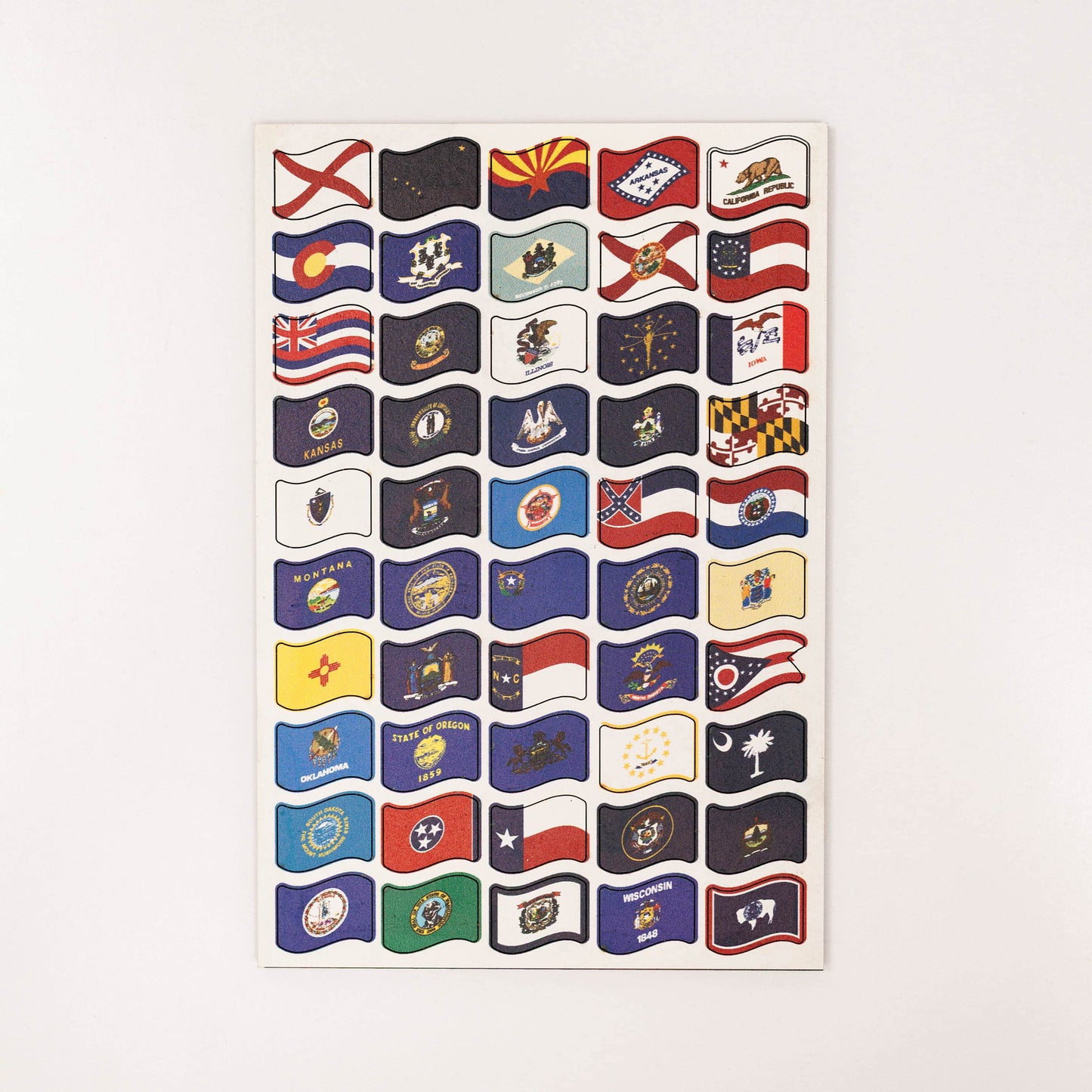 US States Travel Tracker Poster Wall Art