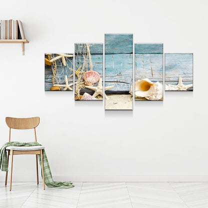 Nautical Collection 5-Piece Canvas Wall Art