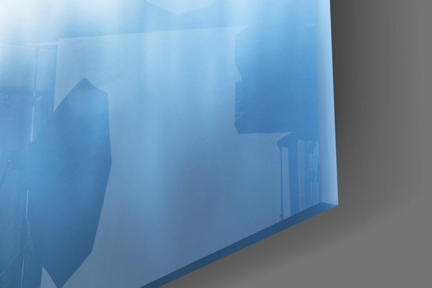 Tropical Bamboo Jetty Glass Wall Art