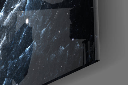 Cosmos Spiral Galaxy Glass Wall Art