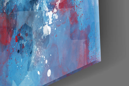 Splattered Paint Pier Glass Wall Art