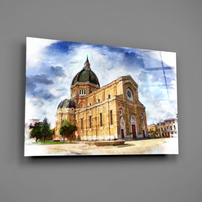 Historic Cathedral Glass Wall Art