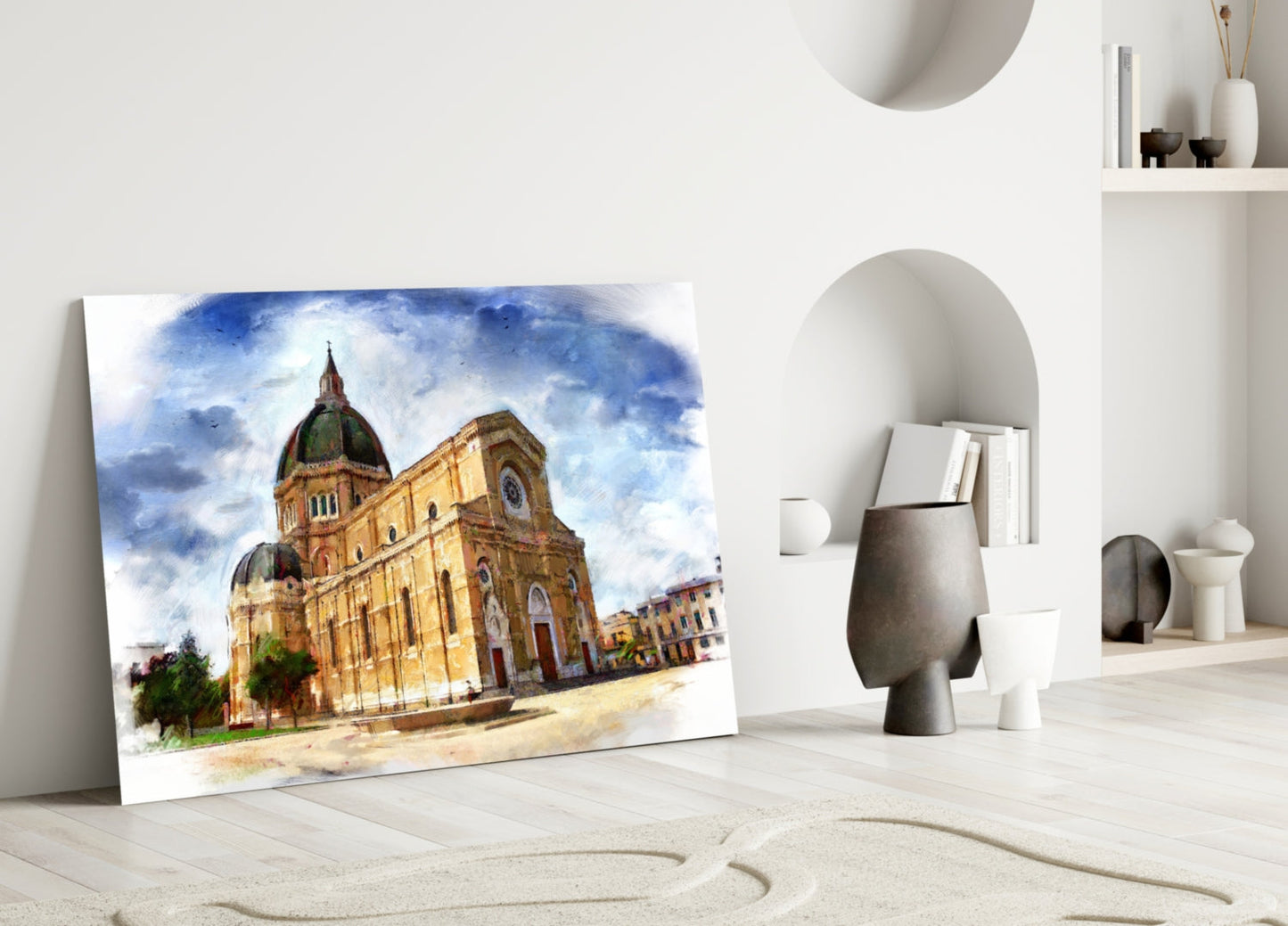 Historic Cathedral Glass Wall Art