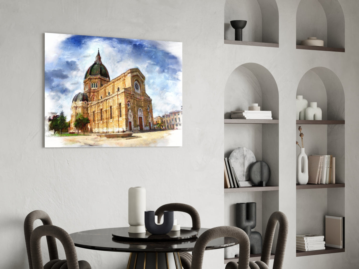 Historic Cathedral Glass Wall Art