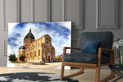 Historic Cathedral Glass Wall Art
