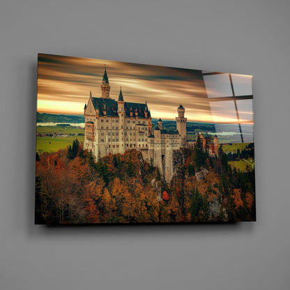 Fairytale Castle Glass Wall Art