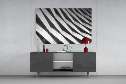 Concrete Facade Glass Wall Art