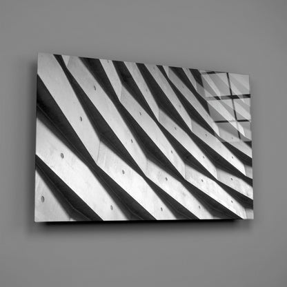 Concrete Facade Glass Wall Art