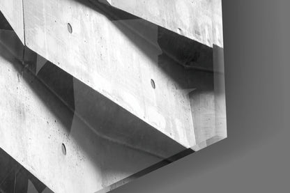 Concrete Facade Glass Wall Art