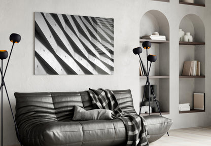 Concrete Facade Glass Wall Art