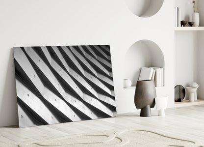 Concrete Facade Glass Wall Art
