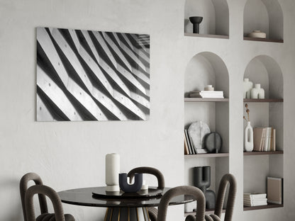 Concrete Facade Glass Wall Art