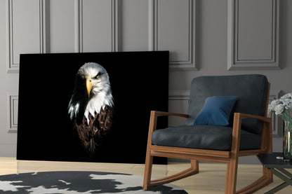 Bald Eagle Glass Wall Art