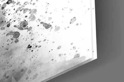 Wolf Ink Splash Glass Wall Art