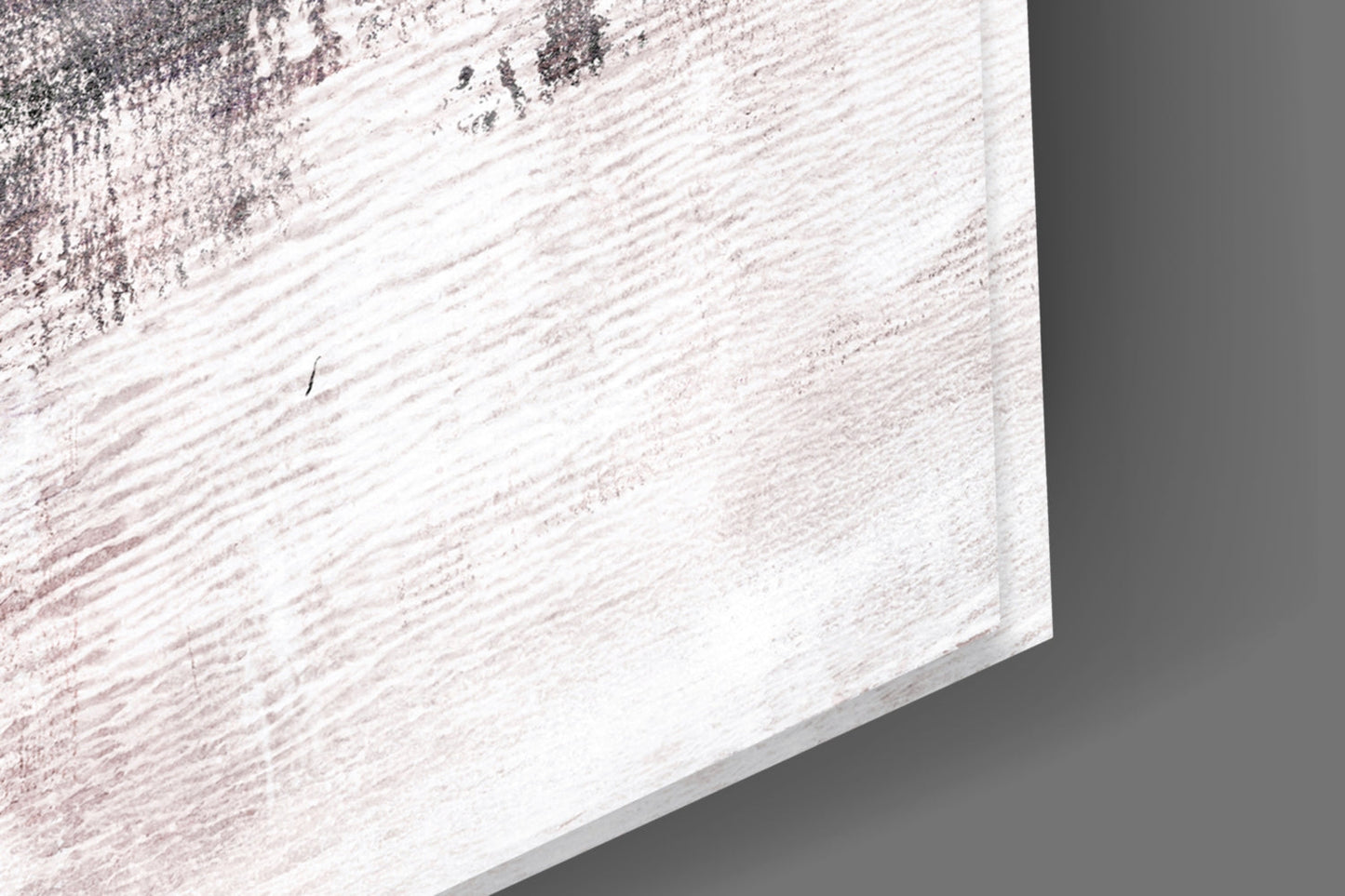 Mauve Dusk Color Field Glass Wall Art