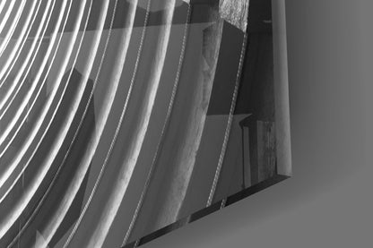 Concentric Ring Tunnel Glass Wall Art