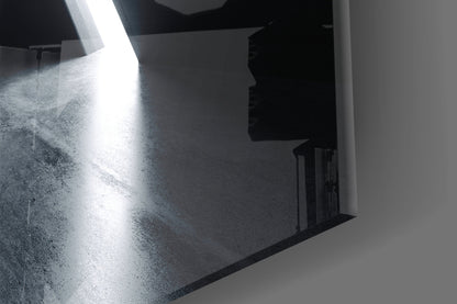 Triangle Tunnel Glass Wall Art