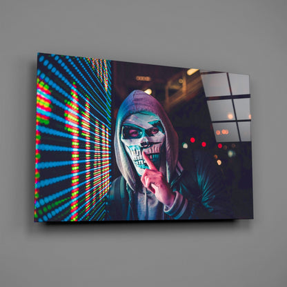 Be Quiet! Glass Wall Art