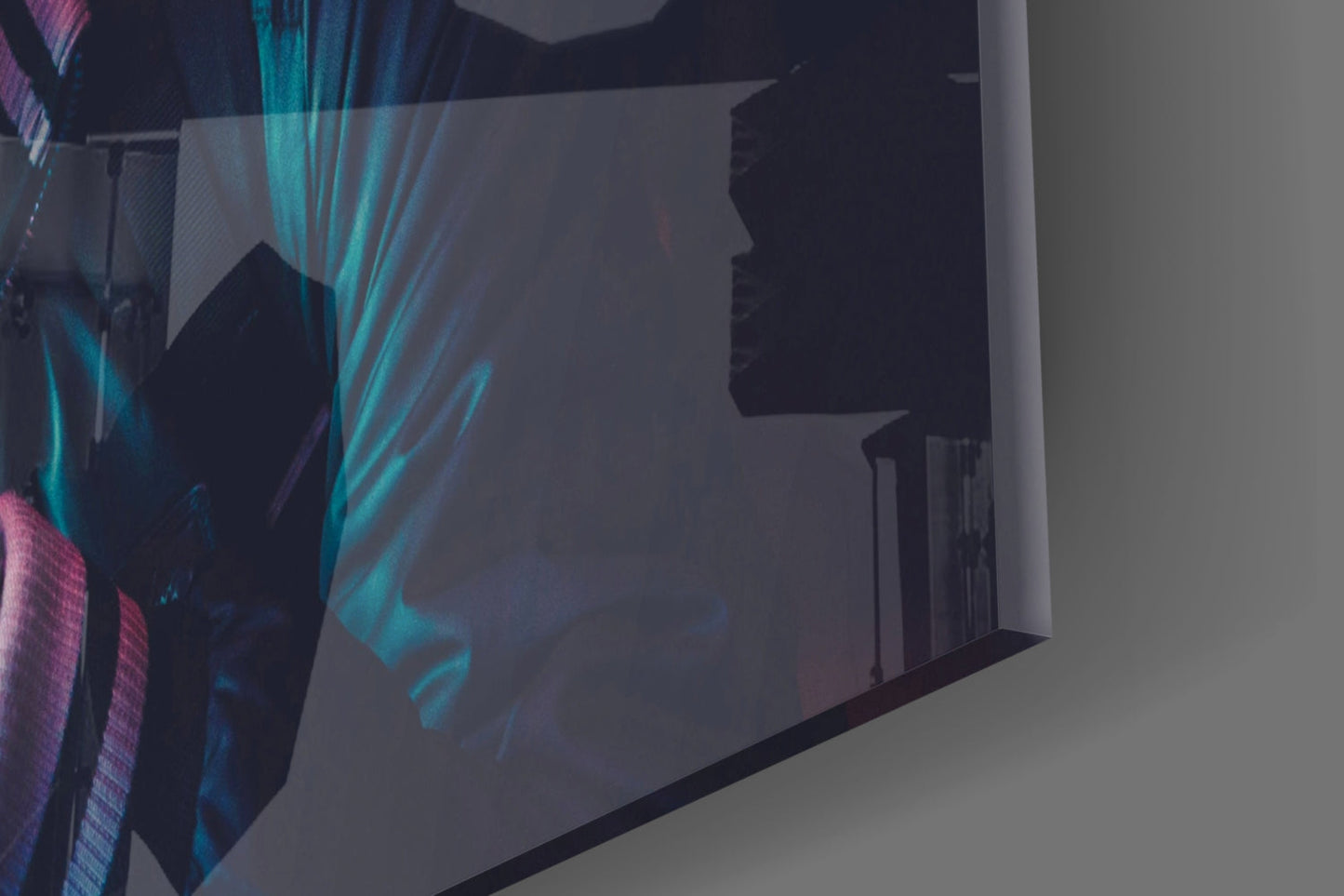 Be Quiet! Glass Wall Art