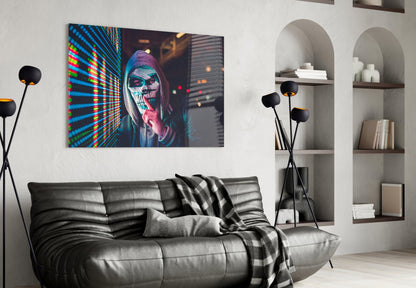 Be Quiet! Glass Wall Art