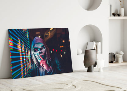 Be Quiet! Glass Wall Art