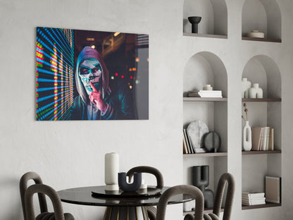 Be Quiet! Glass Wall Art