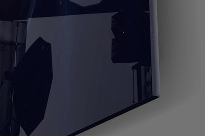 Blue Planet Earth Glass Wall Art