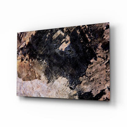 Rustic Imagination abstract glass wall art