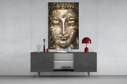 Mystical Sculpture Glass Wall Art