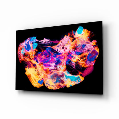 Harmony of Colors fluid art glass wall art