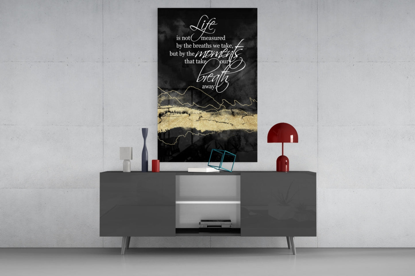 Moments That Matter Glass Wall Art