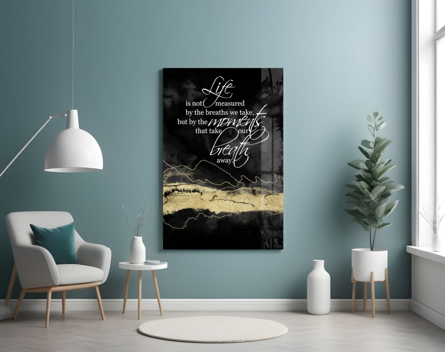 Moments That Matter Glass Wall Art
