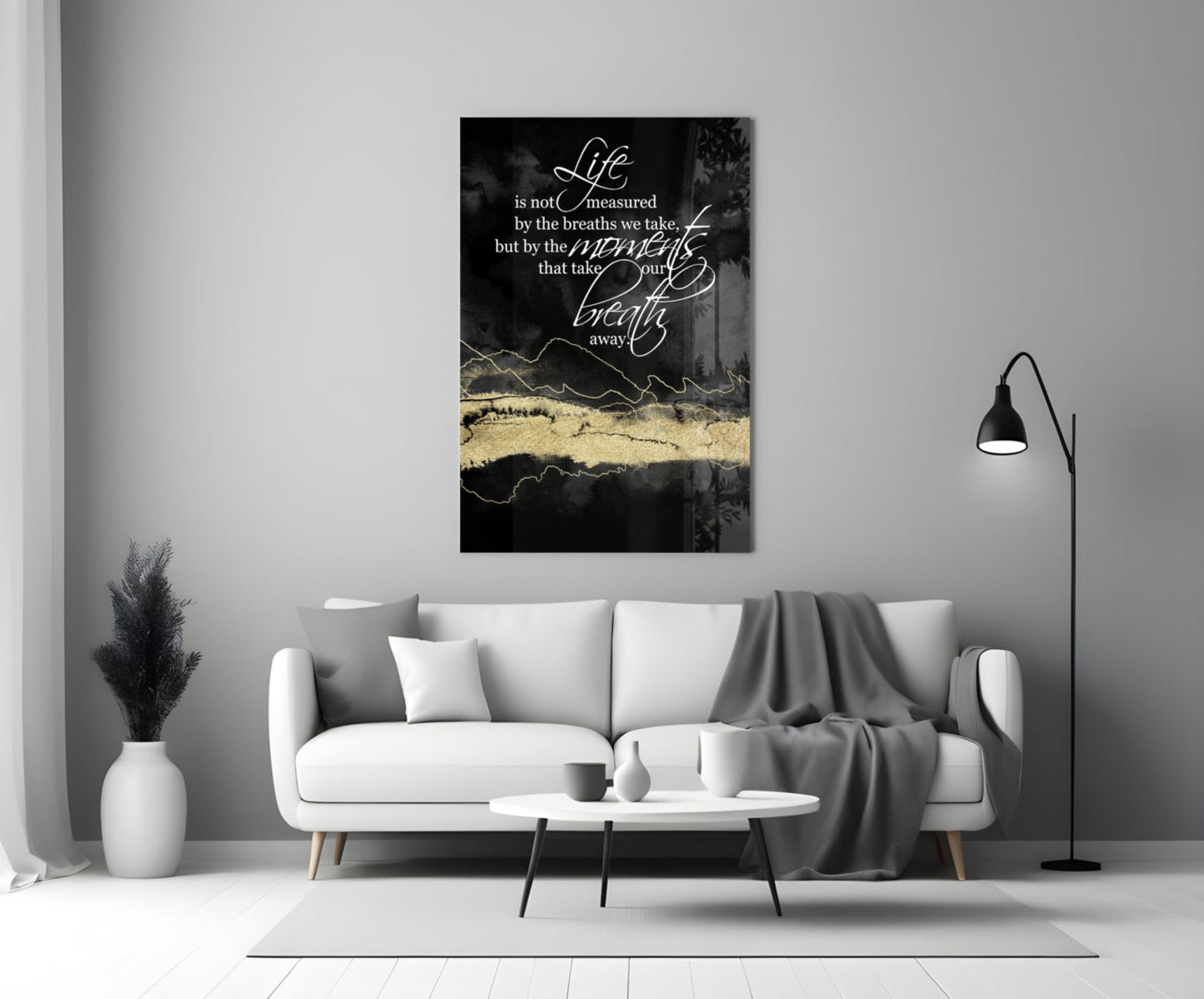 Moments That Matter Glass Wall Art