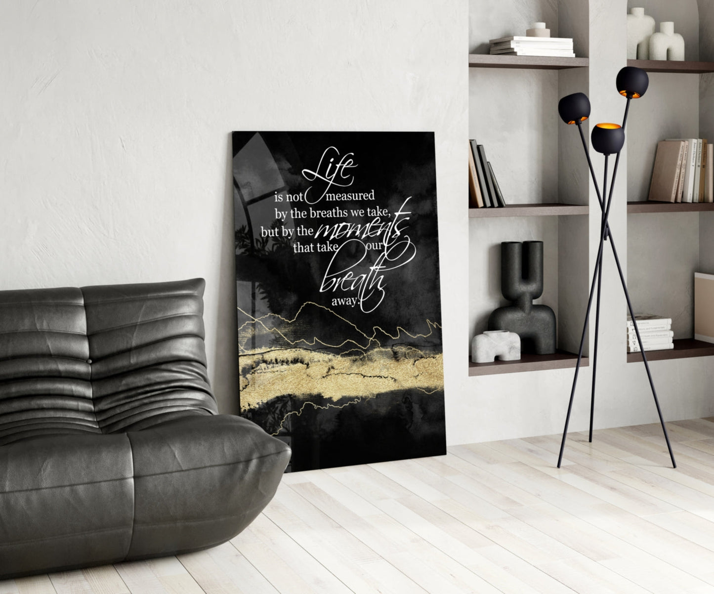 Moments That Matter Glass Wall Art