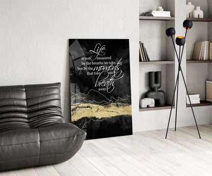 Moments That Matter Glass Wall Art