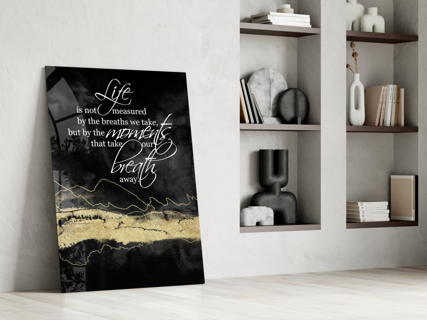 Moments That Matter Glass Wall Art