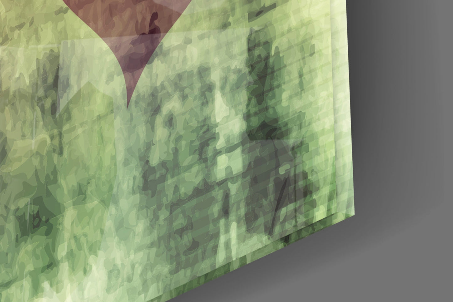 Hearts Glass Wall Art
