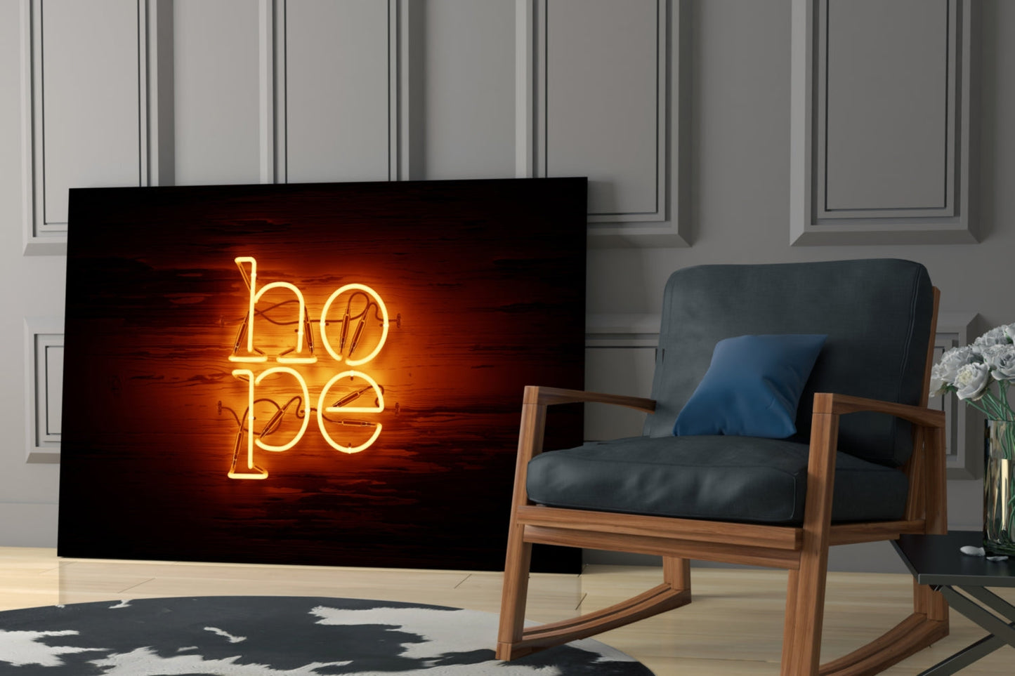 Hope Glass Wall Art